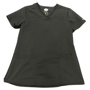 Womens Dickie Scrub Top, Black Size Small